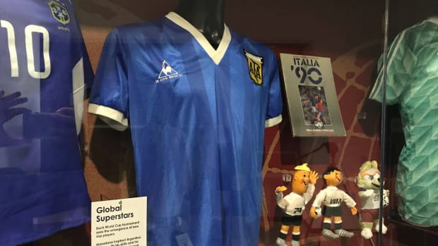 Diego Maradona’s hand of god shirt for Argentina