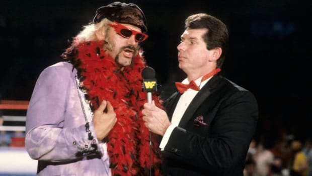 Jesse Ventura at a WWF event in the 1980s