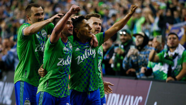 The Seattle Sounders win the Concacaf Champions League title
