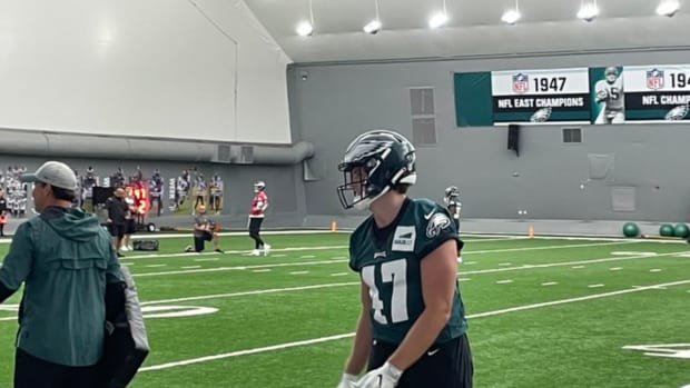 Grant Calcaterra at Eagles Rookie Camp