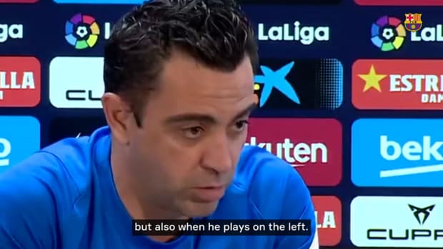 Xavi praises Dembélé and says he wants him to stay