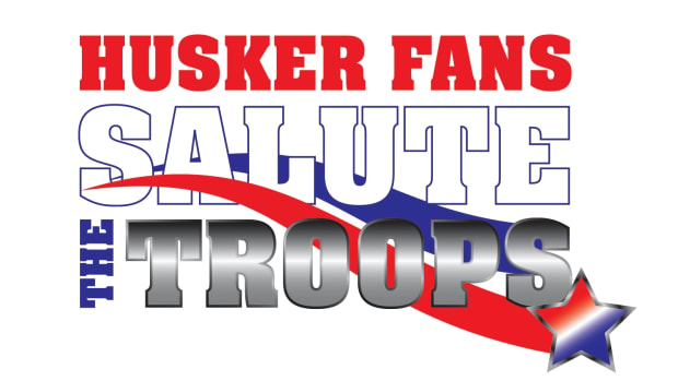 Husker Fans Salute the Troops