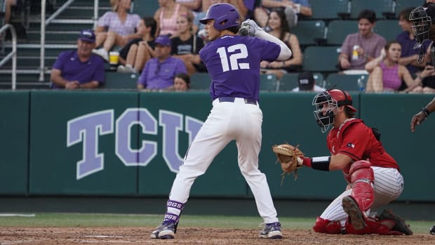 TCU Baseball's David Bishop went 5-5 on Tuesday, May 10 in the game against Incarnate Word. His 9th inning hit tied the game forcing extra innings. And his walkoff grand slam in the bottom of the 11th gave TCU the win.