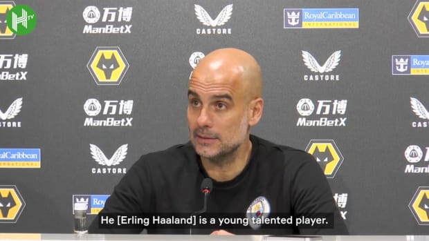 Guardiola's first words on Haaland signing