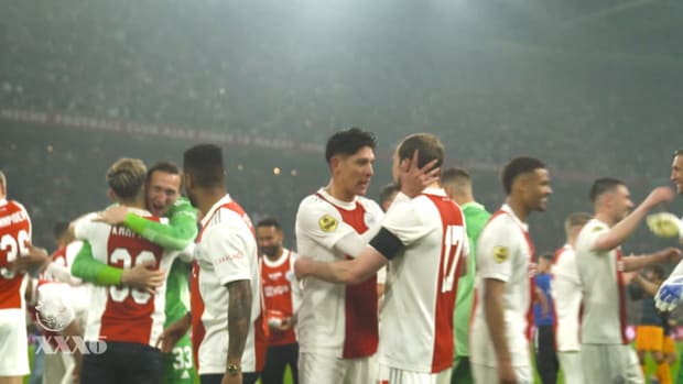 Ten Hag and Ajax stars celebrate Eredivisie title win