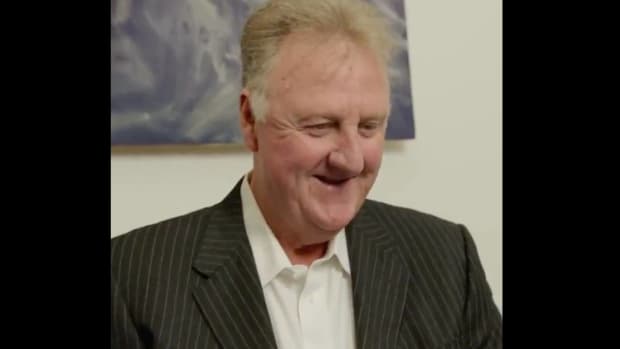 Larry Bird reacts to Eastern Conference Finals MVP Trophy news (Twitter/NBA)