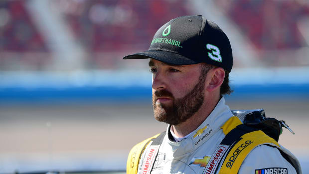 Mar 12, 2022; Avondale, Arizona, USA; NASCAR Cup Series driver Austin Dillon (3) during qualifying for the Ruoff Mortgage 500 at Phoenix Raceway.