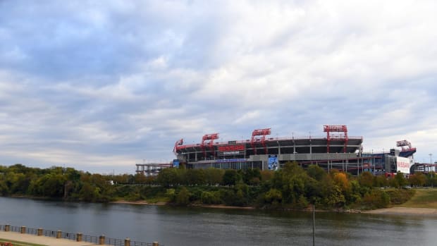 General view of Nissan Stadium before the Tennessee Titans game against the Houston Texans.