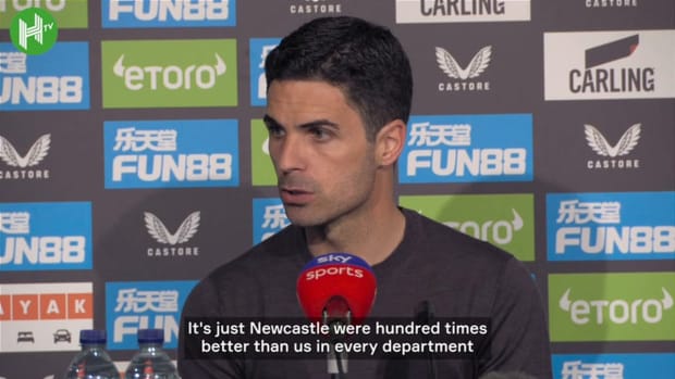 Arteta: 'Newcastle totally deserved to win the match'
