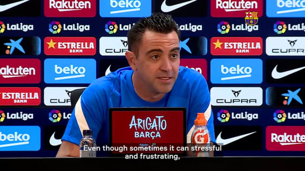 Xavi: 'I won't stop working and trying'
