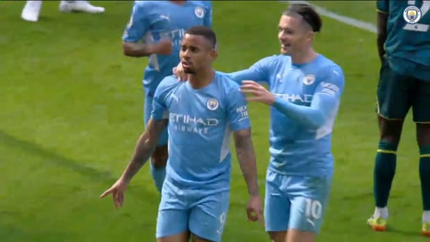 Gabriel Jesus' goals for Manchester City in 2021-22