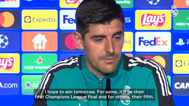 Thibaut Courtois: 'We're well up for winning another trophy for Real Madrid'