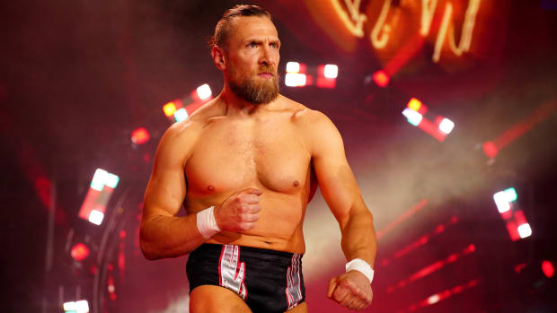 Bryan Danielson walks to the ring on AEW Rampage
