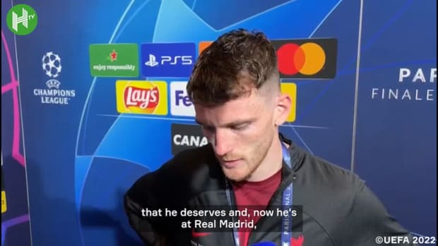 Robertson full of praise for Courtois after 'world-class' performance