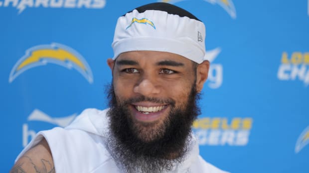 Jun 1, 2022; Costa Mesa, CA, USA; Los Angeles Chargers receiver Keenan Allen (13) during organized team activities at Hoag Performance Center. Mandatory Credit: Kirby Lee-USA TODAY Sports