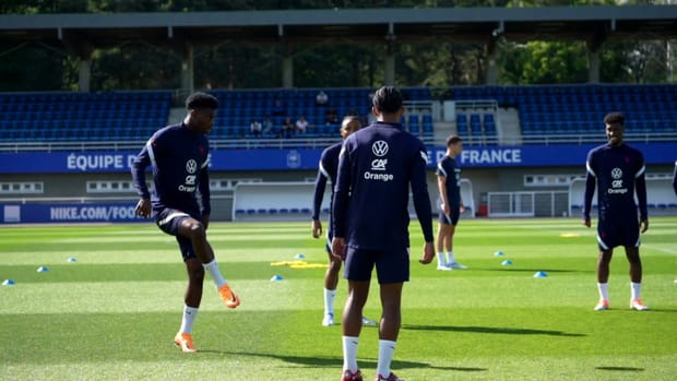  French team's training session before starting the UEFA Nations League