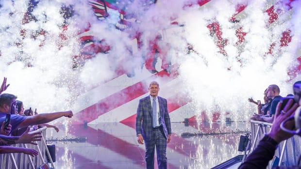 Cody Rhodes makes his entrance on Raw