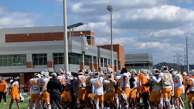 Watch: Highlights From Tennessee's Thursday Spring Practice