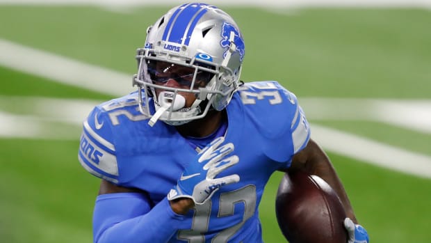 Detroit Lions running back D'Andre Swift