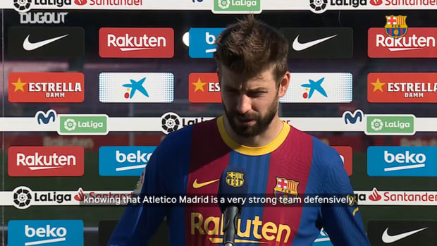 Gerard Piqué: 'It's not the result we were expecting'