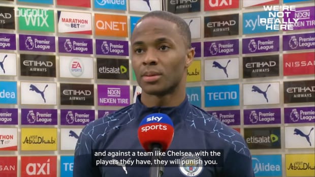 Raheem Sterling reflects on Chelsea defeat
