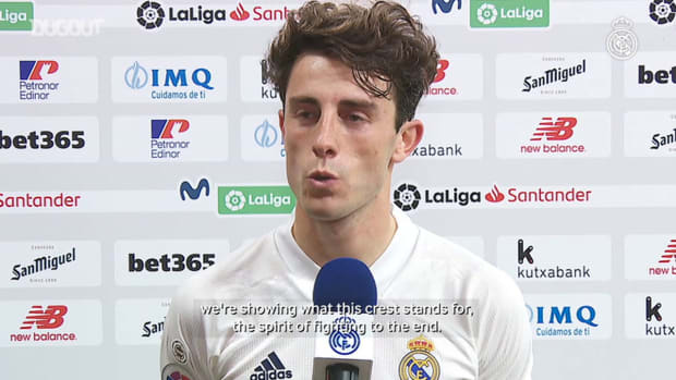 Álvaro Odriozola: 'We're going to fight until the end'