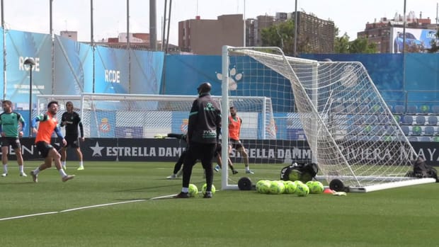 Great goals and saves in RCD Espanyol training