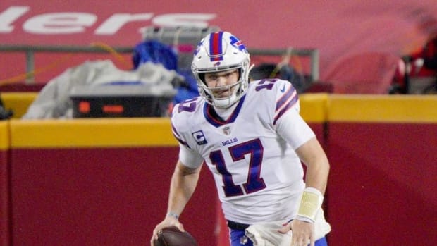 Bills quarterback Josh Allen said he hasn't decided whether to get vaccinated against COVID-19.