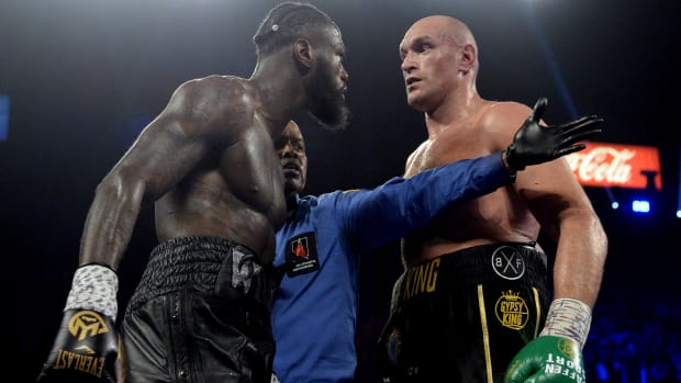 Boxers Deontay Wilder and Tyson Fury