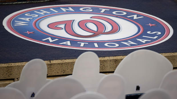 The Nationals logo.