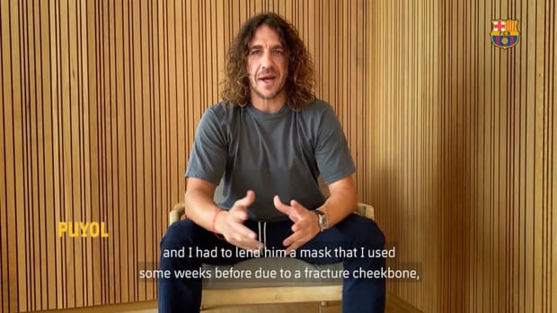 Puyol and Xavi share their first Messi memories
