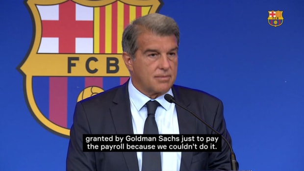 Joan Laporta: 'Barça has a negative net worth of 451 million euros'