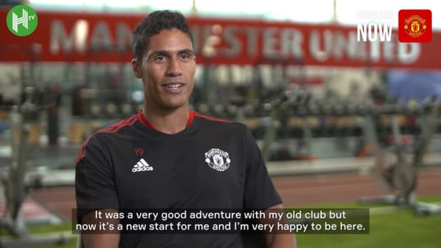 Varane's first interview as a Manchester United player