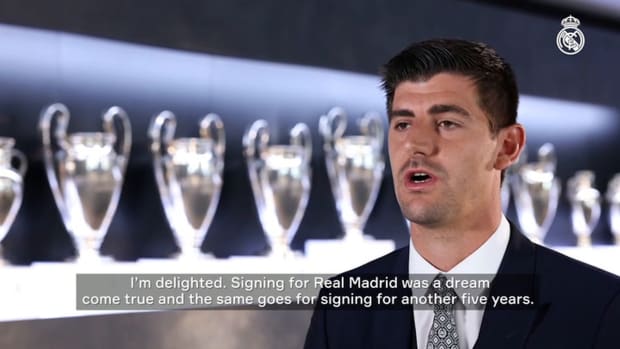 Thibaut Courtois: 'I want to keep making history with Real Madrid'