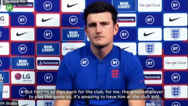 Maguire: I cannot wait to play with Cristiano Ronaldo
