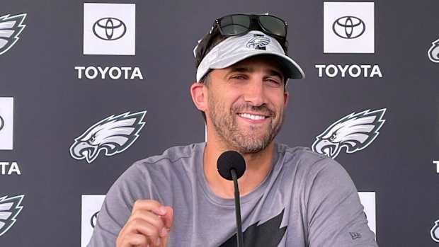 Nick Sirianni was all smiles Friday