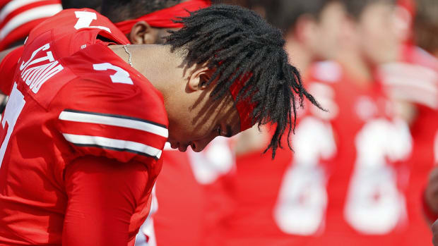 Agony of Defeat: Ohio State quarterback C.J. Stroud