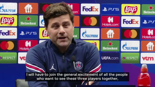 Pochettino on Messi, Mbappé and Neymar playing together and his goalkeeping options