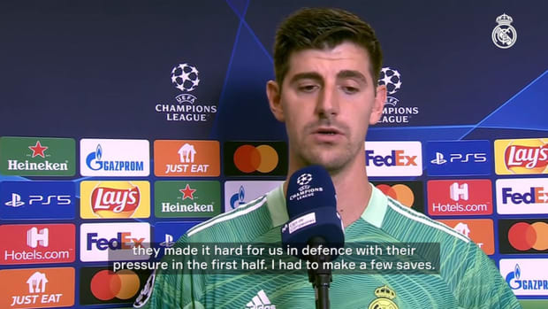 Thibaut Courtois: 'This team is full of goals and in the end it came'