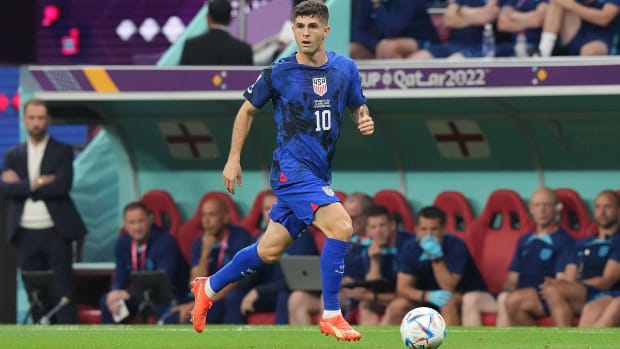 Christian Pulisic vs. England at the World Cup