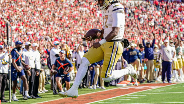 Georgia Tech quarterback Taisun Phommachan