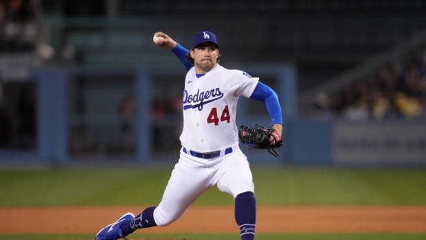 Los Angeles Dodgers RP Tommy Kahnle pitching