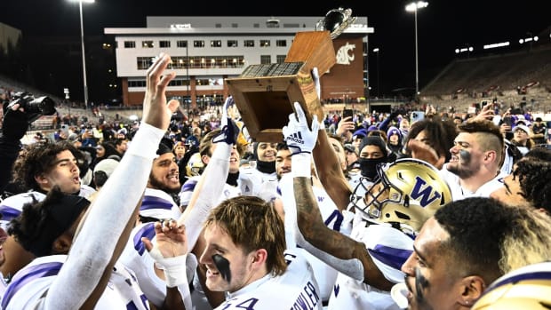 The Huskies reclaim the Apple Cup in Pullman.