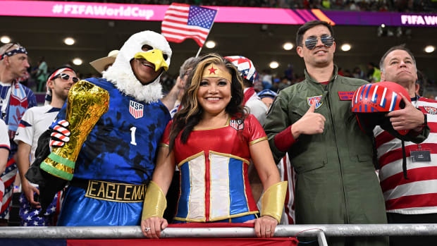 Wonder Woman and Eagleman are two of USMNT’s most recognizable fans