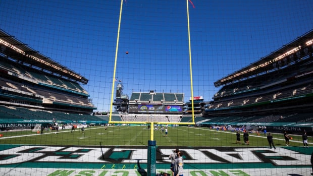 General view of Lincoln Financial Field before a game between the Philadelphia Eagles and the Los Angeles Rams.