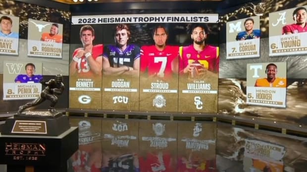Michael Penix Jr. finished eighth in the Heisman balloting.