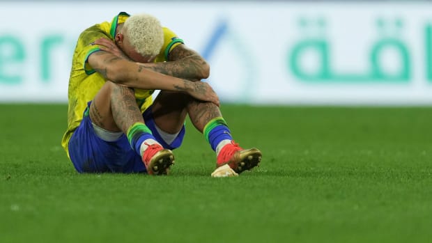 Neymar devastando tras perder ante Argentina