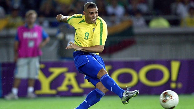Ronaldo led Brazil to the World Cup title in 2002.