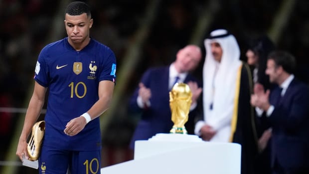 Kylian Mbappe won the World Cup golden boot