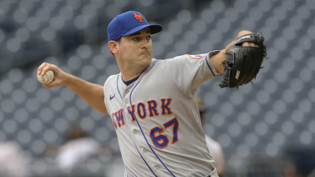 Seth Lugo has left the Mets to sign with the Padres.